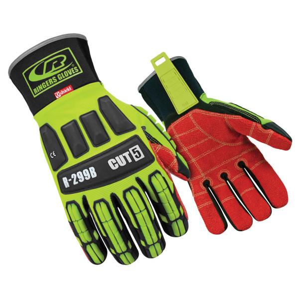 R 299B Roughneck® KEVLOC Cut 5 Barrier Series Ringers Gloves Ringers Gloves