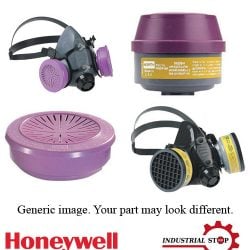 North® by Honeywell Black Nylon Hook And Loop Carrying Bag For North® 7900 Series Mouthbit, 7190 Welding Mask And CFR Series Half Mask Respirator