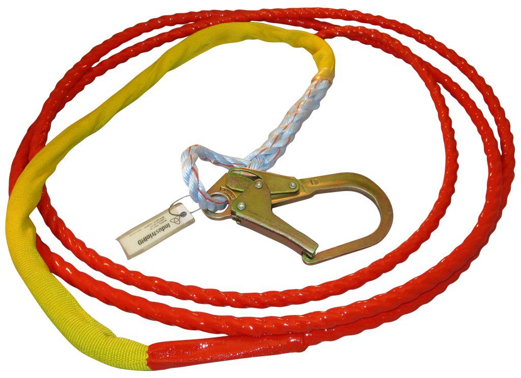 Industrial HD Tangle Free Guiding Tagline Redtail Coated With Snaphook Industrial HD Tangle Free Guiding Tagline Redtail Coated w/ Snaphook