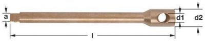 WE-1X8 - Bar Extension 1D 8'' OAL AMPCO