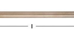 W-256 - Bar Sliding 13/16 Dia 18'' OAL AMPCO