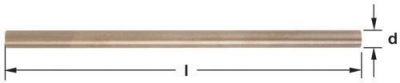 W-256 - Bar Sliding 13/16 Dia 18'' OAL AMPCO