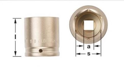 DW-1/2D9MM - Socket Deep Well 1/2D 9mm AMPCO