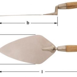 T-10 - Trowel 5-1/8x8-1/2'' Blade AMPCO