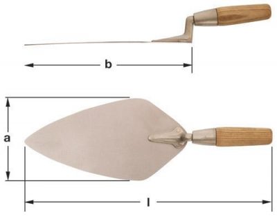 T-10 - Trowel 5-1/8x8-1/2'' Blade AMPCO