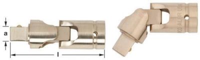 UJ-3/8 - Universal Joint 3/8''D 2'' OAL AMPCO