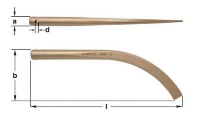 BW-1 - Wedge Banana 13'' OAL AMPCO