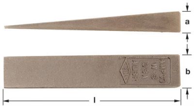 W-7 - Wedge Flange 1-5/8x1-1/2x7-3/4 AMPCO