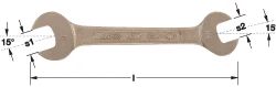 WO-11/16X25/32 - Wrench Dbl Open 11/16x25/32'' AMPCO