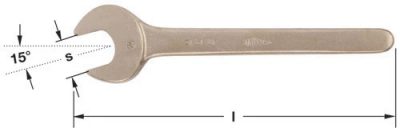 0180 - Wrench Open End 58mm AMPCO