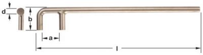 WV-32 - Valve Wheel Hook 13-3/4'' OAL AMPCO