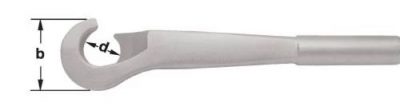 WV-300 - Wrench Valve Wheel 2-1/2'', 26-5/16'' OAL AMPCO