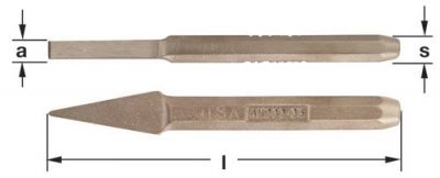 C-5A - Chisel Cape 5/8'', 9'' OAL AMPCO