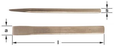 C-37 - Chisel Hand Oval 11/16,5-7/8''L AMPCO