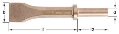 CR-20-ST - Chisel Pneumatic 1-1/2,7-3/4''L AMPCO