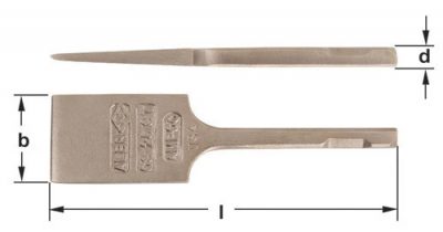 CS-23-ST - Chisel Pneumatic Scaling 5/8'' AMPCO