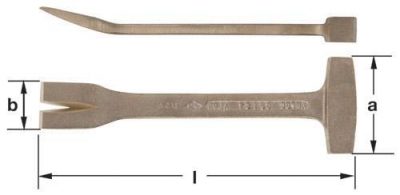 CJ-1-ST - Crate Opener 1-3/8'' Claw 9''OAL AMPCO