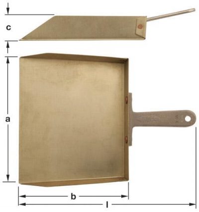 D-50 - Dust Pan 9x7-1/2'' AMPCO