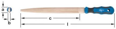 8380 - File Half Round Bastard AMPCO