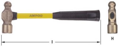H-6FG - Hammer Ball Peen 2.75Lb 14''OAL AMPCO
