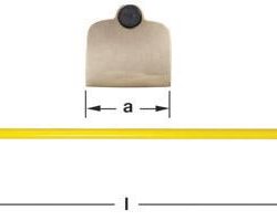 H-100FG - Hoe Mixing Straight 6x55'' OAL AMPCO