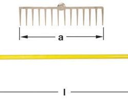 R-10FG - Rake 14-1/4x60-1/4'' OAL AMPCO
