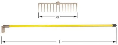 R-10FG - Rake 14-1/4x60-1/4'' OAL AMPCO