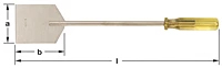 S-1069 - Scaper Hand 3-3/4'' Blade 19'' L AMPCO