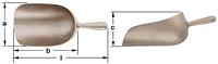 S-43 - Scoop Sugar 8'' OAL AMPCO