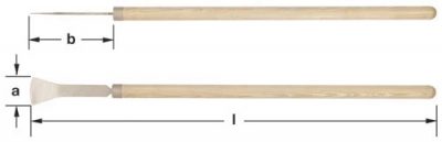 8602 - Scraper Rust 3'' Blade 31-1/2''L AMPCO