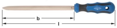 4-1268 - Scraper Triangular 12-1/2'' OAL AMPCO