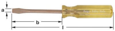S-39 - Screwdriver Std 1/4 x 5-7/8'' AMPCO