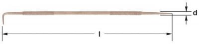 S-100 - Scriber Double End 1/8 Dia 6''L AMPCO