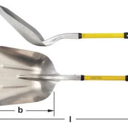 S-80FG - Shovel Scoop D-Grip 40'' OAL AMPCO