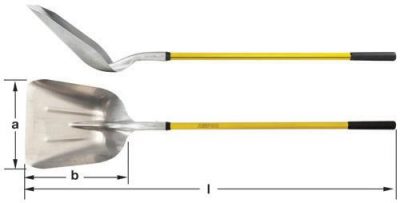 S-79FG - Shovel Scoop Long Handle AMPCO