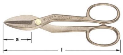 S-1126A - Snips Tin 2'' Cut Length AMPCO