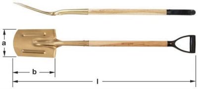 7732 - Spade Edging D-Grip 46-1/2''OAL AMPCO