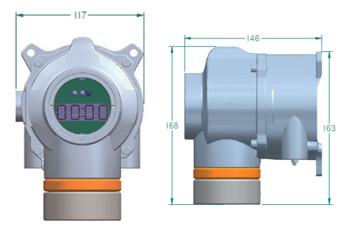 Oldham Simtronics DGi-TT7-E Electrochemical Toxic Gas Detector
