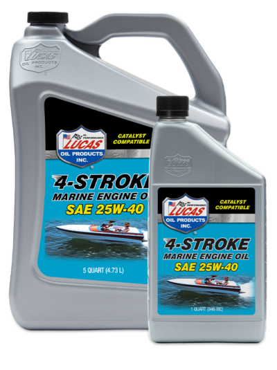Lucas 4-Stroke Marine Engine Oil SAE 25W-40
