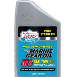 Lucas Oil M8 Synthetic SAE 75W-90 Marine Gear Oil