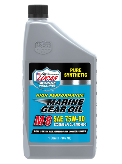 Lucas Oil M8 Synthetic SAE 75W-90 Marine Gear Oil