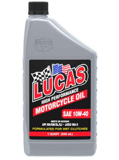 Lucas Oil High Performance Conventional Motorcycle Oil