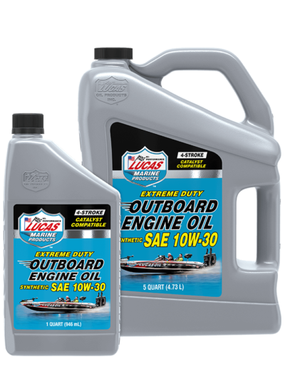 Lucas Oil Synthetic SAE 10W-30 Outboard Engine Oil