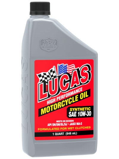 Lucas Oil High Performance Synthetic Motorcycle Oil