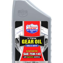 Lucas Oil Synthetic SAE 75W-140 V-Twin Gear Oil