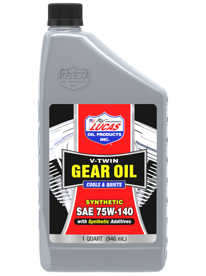 synthetic sae 75w 140 v twin gear oil hero 1 Lucas Oil Lucas Oil