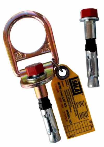 2104563 - 3M DBI-SALA D-ring Bolt Anchor For Concrete, 1 Extra Bolts, Fits 11/16 in, 18 mm or 3/4 in Hole