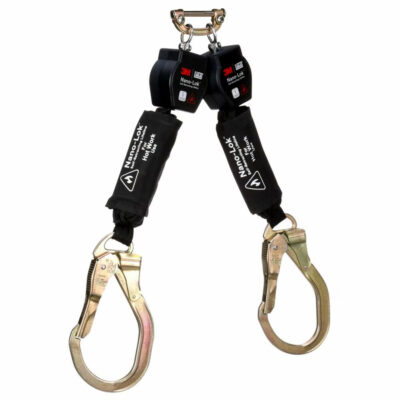 3100568 - 3M DBI-SALA Nano-Lok Hot Work Twin-Leg Personal Self-Retracting Lifeline, Kevlar Fiber Web, 6 ft