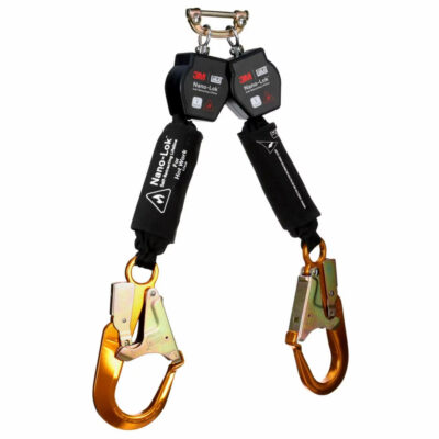 3100570 - 3M DBI-SALA Nano-Lok Hot Work Twin-Leg Personal Self-Retracting Lifeline, Kevlar Fiber Web, 6 ft