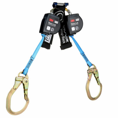 3100618 - 3M DBI-SALA Nano-Lok Self-Retracting Lifeline with Quick Connect, Web, Wrap Back, 8 ft.